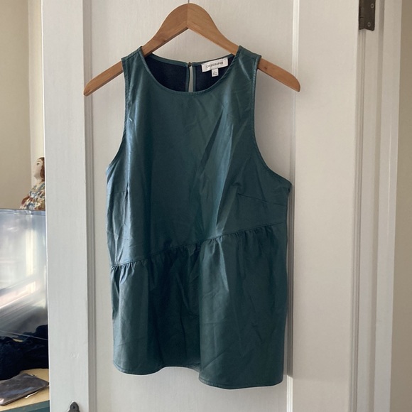 CALLIGRAPHIE VEGAN Anthropologie top - Picture 5 of 5